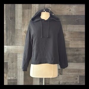 Madewell Rivet & Thread hoodie sweatshirt XXSmall floral dark feminine boho chic